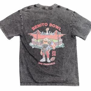Bad Bunny Benito Bowl 2026 San Francisco Graphic T-Shirt Men S Gray Mineral Wash